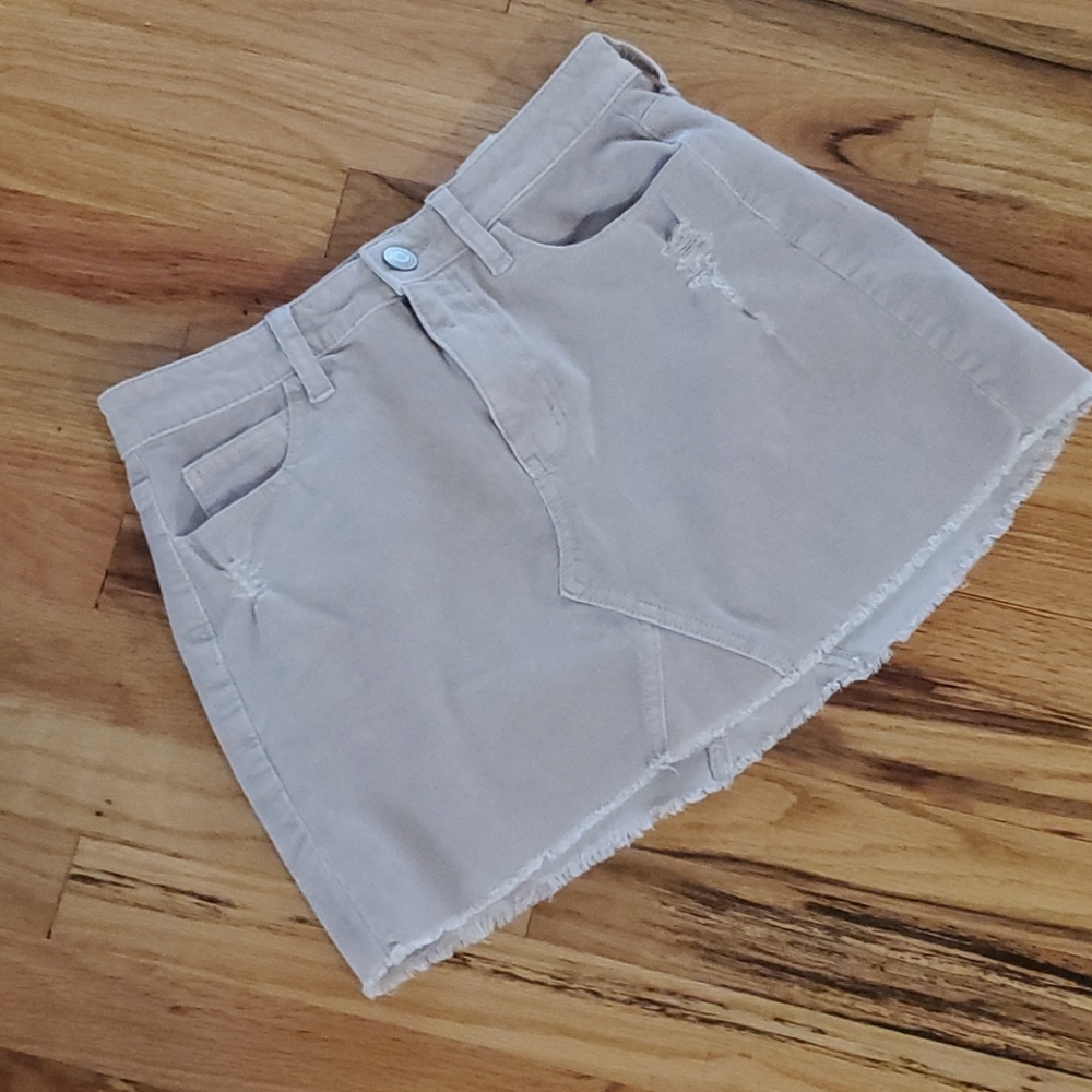 American Eagle tan corduroy mini skirt Size 4